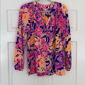 Lilly Pulitzer Elsa Silk Top